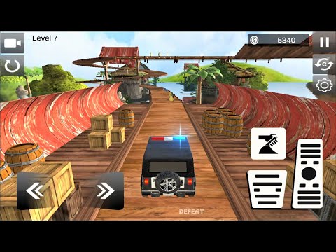 Police Jeep Racing Stunt 3D 4x4 Ramp Stunt - Impossible Stunts Game - Android GamePlay#2