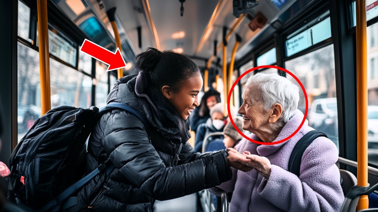 Black Girl Offers Seat to Elderly Lady. 2 Minutes Later, She Receives a Shocking Note!
