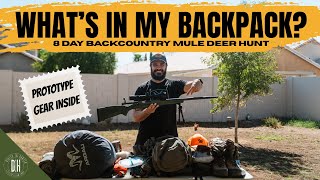 Backcountry Mule Deer Hunt | What's in My Backpack for October