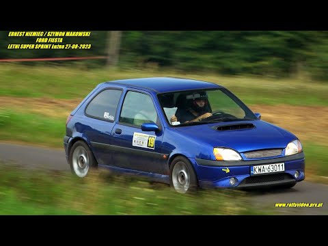 ERNEST NIEMIEC / SZYMON MAKOWSKI - FORD FIESTA - LETNI SUPER SPRINT Łużna 27-08-2023