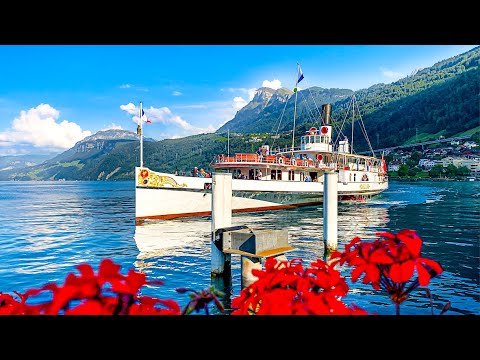 Beckenried, ein Juwel am Vierwaldstättersee 🇨🇭 Schweiz 4K