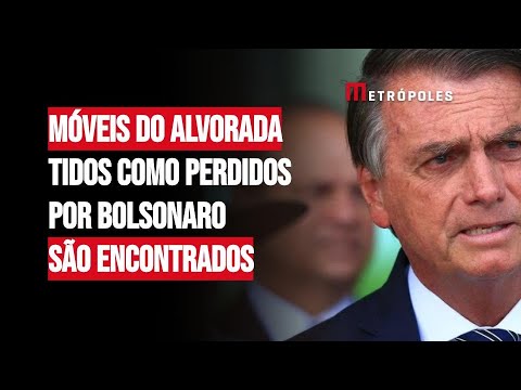Móveis do Alvorada tidos como perdidos por Bolsonaro são encontrados