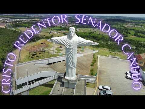 🚁✨ Cristo Redentor de Senador Canedo Visto do Alto | Imagens Incríveis com Drone FIMI Mini 3 SE