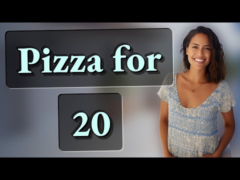How Many Pizzas Are Perfect for 20 Adults at a Party?