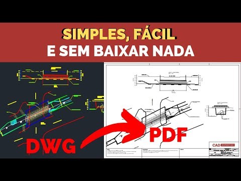 Vídeo: Converter DWG para PDF: perguntas e respostas