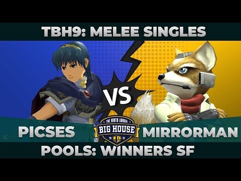 Pisces vs mirrorman - Pools Winners' Semifinals: Melee Singles - TBH9 | Marth vs Fox