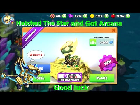 Hatched The Star Dragon-Dragon Mania Legends | Got Arcana Dragon | DML