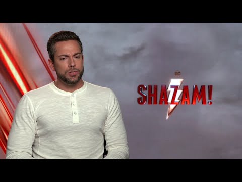 "Shazam!" star Zachary Levi says don't pit his film against Brie Larson and "Captain Marvel." (March 19)