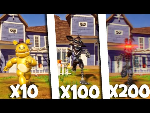 I Tested EVERY Animatronic Speed in Hello Neighbor