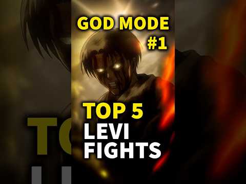 Top 5 Levi Fights in Attack on Titan! 💀