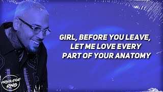 Chris Brown - WE (Warm Embrace) (Lyrics)