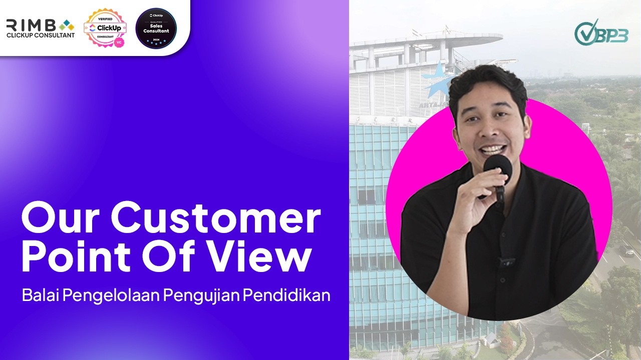 Ini kata mereka : Implementasi ClickUp di Balai Pengelolaan Pengujian Pendidikan | Mimosatree.id