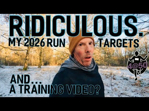 Meine lächerlichen, unerreichbaren Laufziele für 2026!! // TRÄUME GROSS: 4@50