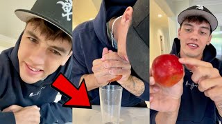 Making apple juice from just a frozen apple!! - #Shorts