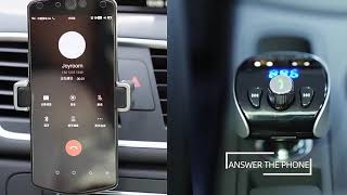 Joyroom Jr cl02 Fm Transmitter Mp3 Player Bt 5 0 Lcd Dual Usb Charger Fast Charging 3 1a Wireless Ca