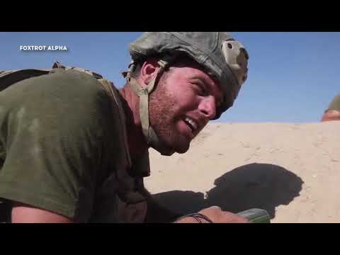 U S  Marines in Combat with Insurgents   Heavy Firefight in Afghanistan near Sangin