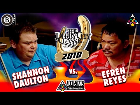 Banks - EFREN REYES vs SHANNON DAULTON - 2010 Derby City Classic