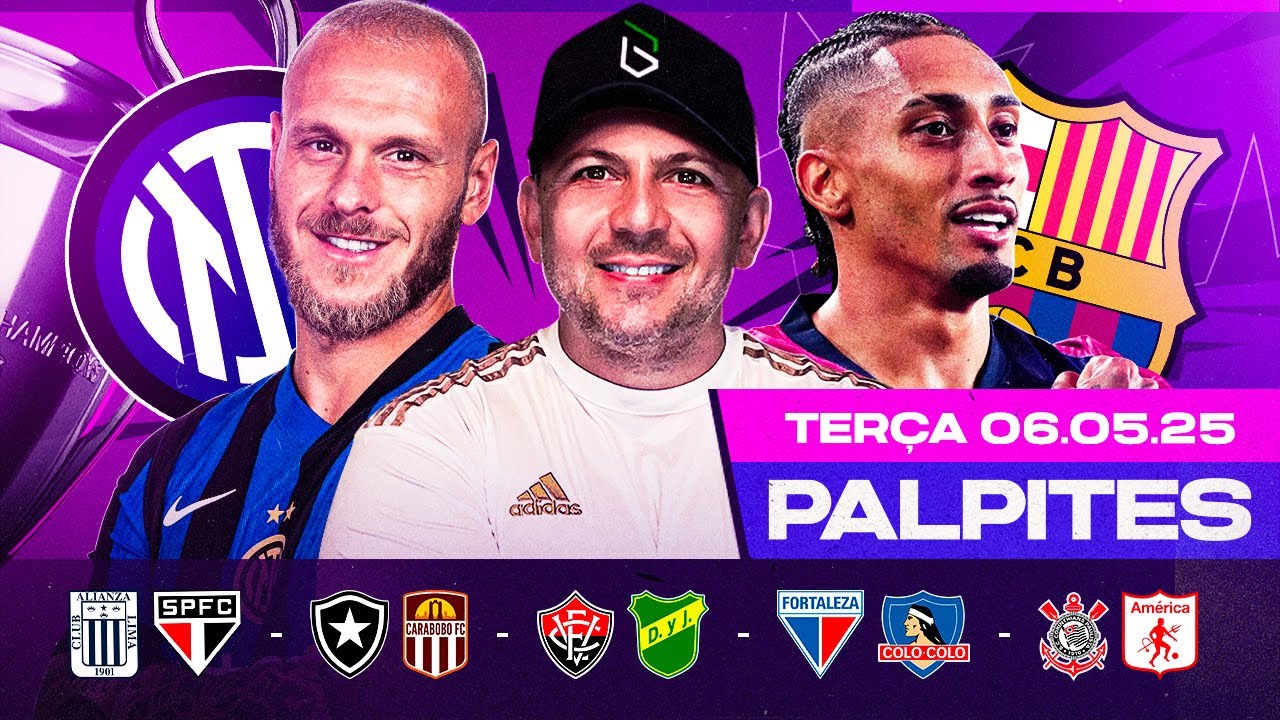 PALPITES DE FUTEBOL PARA HOJE 06 05 2025 (TERÇA-FEIRA) + BILHETE PRONTO | Boleiros Tips