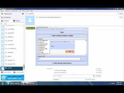 Skype Save Chat Conversation History Software