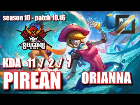 【韓国サーバー/GM】SG Pirean オリアナ(Orianna) VS ジェイス(Jayce) MID - Patch10.16 KR Ranked【LoL】