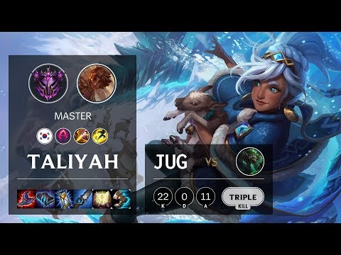 Taliyah Jungle vs Twitch - KR Master Patch 10.11