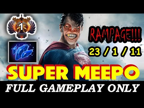 Aghanim Shards SuperM(an)eepo Rampage by TOP-1 - Full Gameplay Meepo #106