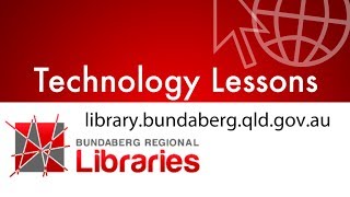 preview picture of video 'Bundaberg Regional Libraries - Technology Lessons (2013)'