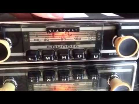 Chromelondon.com GRUNDIG STATOMAT AUTOSEEK CHROME FM RADIO. IVORY/BLACK. WARRANTY AND WITH FULL MP3