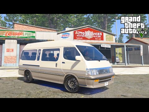 TOYOTA HIACE TURBO MOBIL BALAP BERKEDOK JEMPUTAN KENCANG - GTA V MOD INDONESIA EPISODE SPESIAL