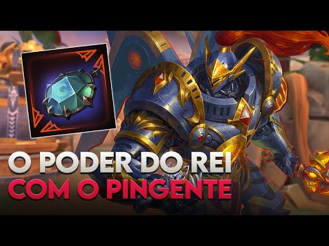 REI ARTHUR SOLO, ESSE GOD É UM MONSTRO! PINGENTE DE SAFIRA OP! - ⚡ Smite BR Conquista