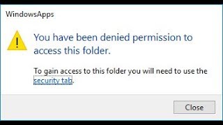 You Have Been Denied Permission to Access This Folder - Windows 10 (100% Working)