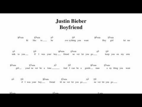 Boyfriend - Justin Bieber Guitar Chords