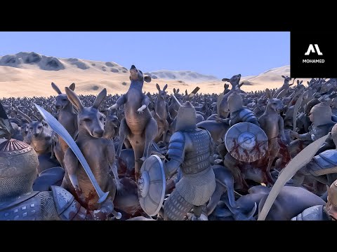 20.000 Persians vs 15.000 Kangaroos- Ultimate Epic Battle Simulator 2- UEBS 2