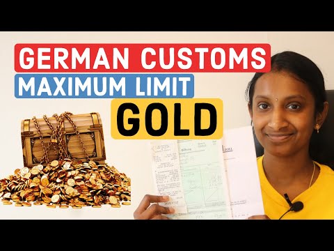 GERMAN CUSTOMS 🛃 How to CARRY GOLD to GERMANY without paying TAX  / ZOLL - Maximum Travel Allowance