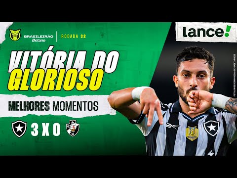 BOTAFOGO 3 X 0 VASCO - MELHORES MOMENTOS - BRASILEIRÃO 2025 - 32ª RODADA