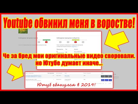 Как я нарушил принципы сообщества Ютуб? (Нечестное Авторское право на Youtube 2019)