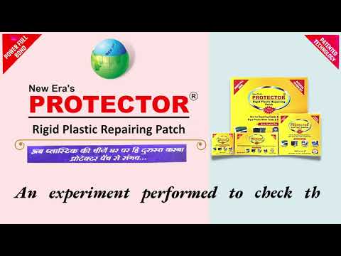 How to apply Protector Rigid Plastic Repairing Patch - 75 mm X 150 mm X 3 mm – instructional video