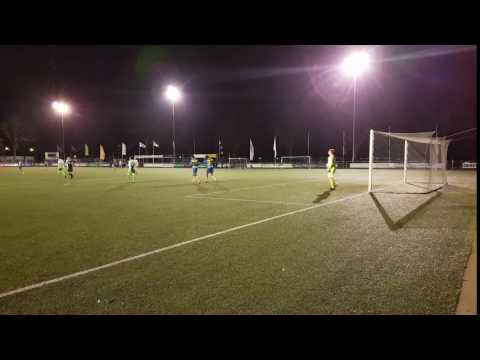 Doelpunt van Boshuizen tegen SJZ Koetshuiscup