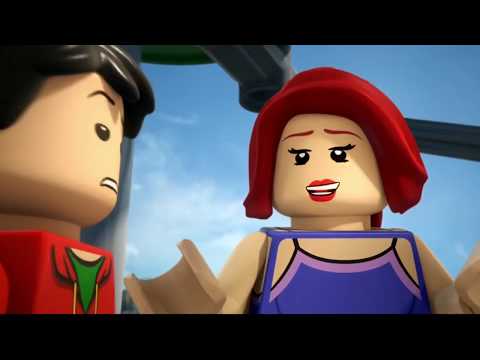 Aquaman Rage of Atlantis Bat girl and Robin scene