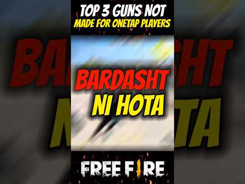 These 3 Guns Are Not Made For One Tap Players ❓😱||#trending #freefire #shorts