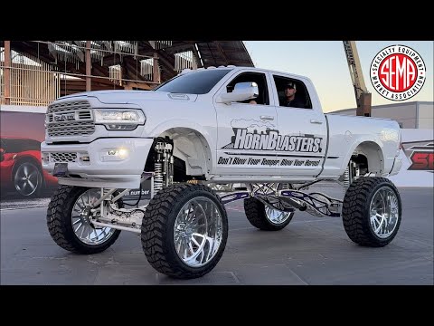 Lifted Trucks at the SEMA Cruise 2024