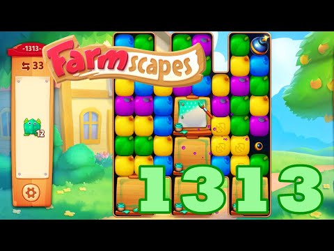 Farmscapes Level 1313 HD Gameplay Walkthrough | 3 - match game | android | ios | pc | GameGo Game
