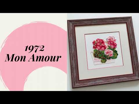 RIOLIS cross stitch kits review. 1972 Mon Amour