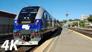 ⁴ᴷ⁶⁰ Amtrak: Capitol Corridor and San Joaquin Trains at Martinez
