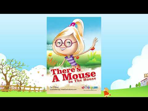 kid story telling:THERE IS A MOUSE IN THE HOUSE|FREE CHILDREN BOOK（English subtitles)