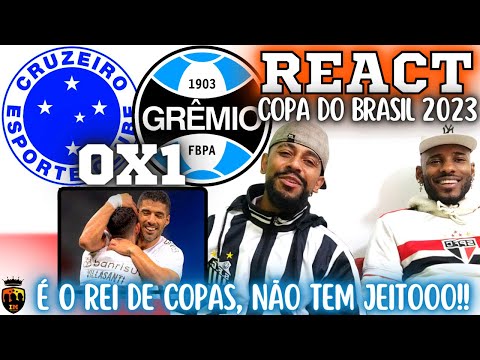 REACT Cruzeiro 0 x 1 Grêmio | O IMORTAL NUNCA MORRE | Copa do Brasil 2023