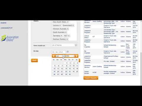 Building Reports: Report Builder - List of Names
