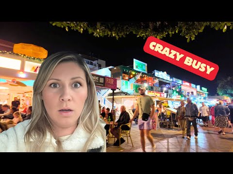 Puerto del Carmen THE STRIP AT NIGHT ...Lanzarote