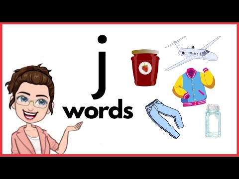 WORDS THAT START WITH Jj | 'j' Words | Phonics | Initial Sounds | letter sounds | LEARN LETTER Jj