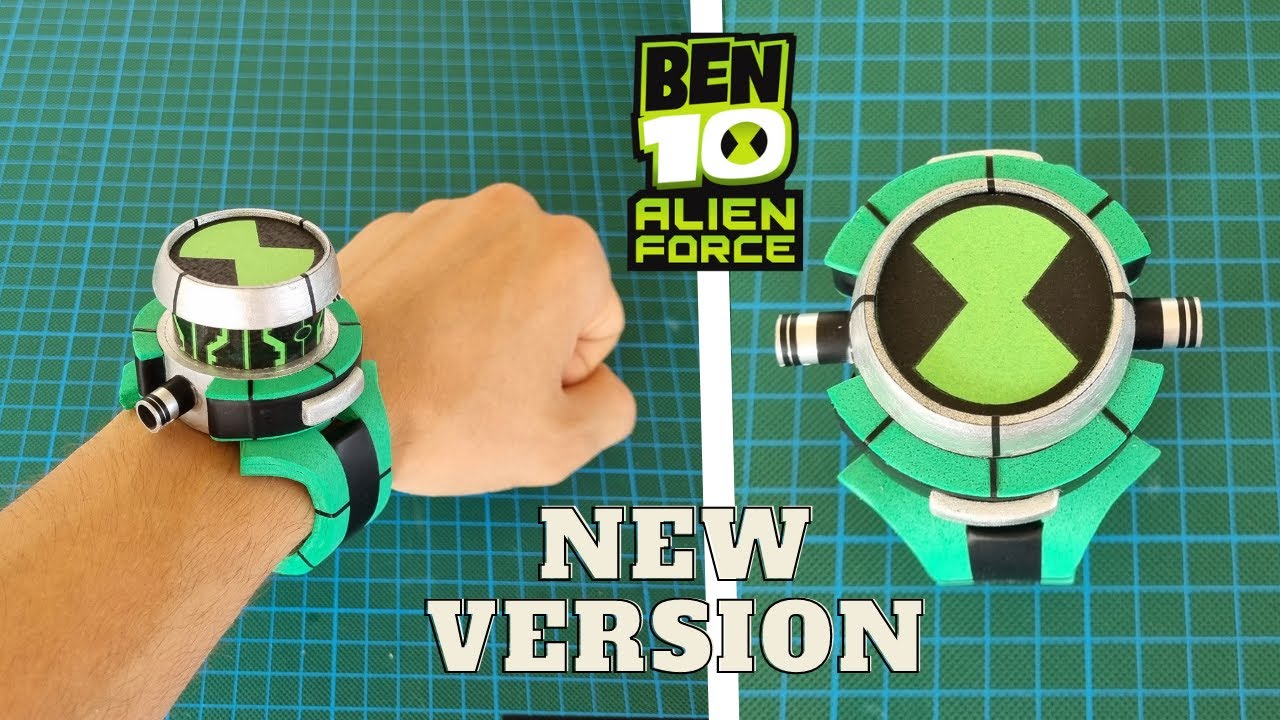 How To Make Ben 10 Alien Force Omnitrix | DIY New Version + TEMPLATE
